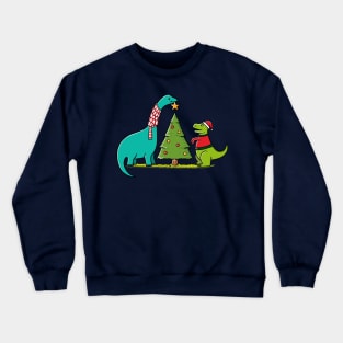 Dinosaurs Christmas Crewneck Sweatshirt